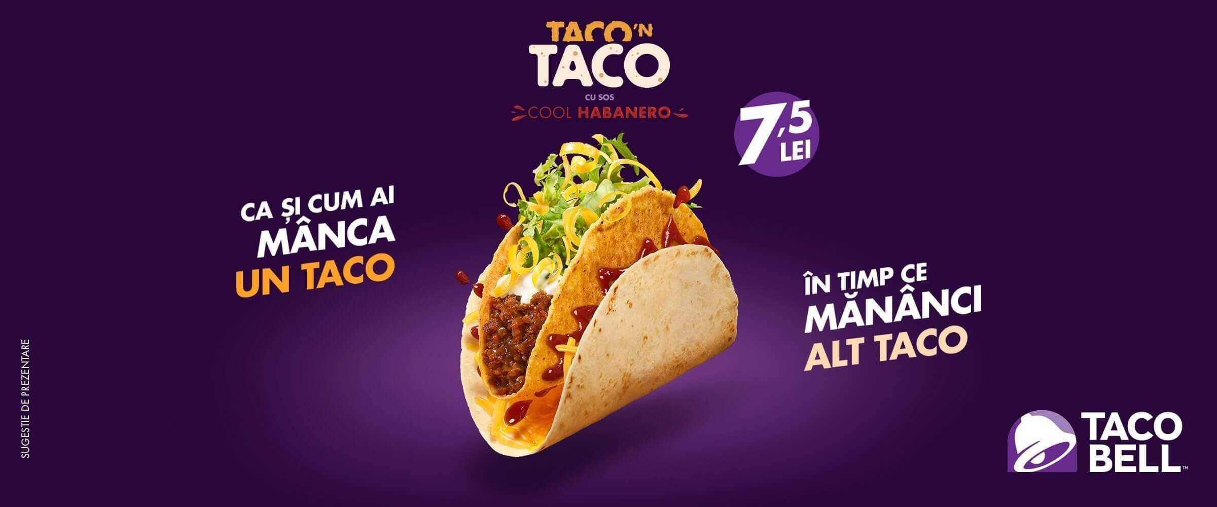 Taco Bell își surprinde fanii cu Taco’n Taco și duce #LiveMas la nivelul următor