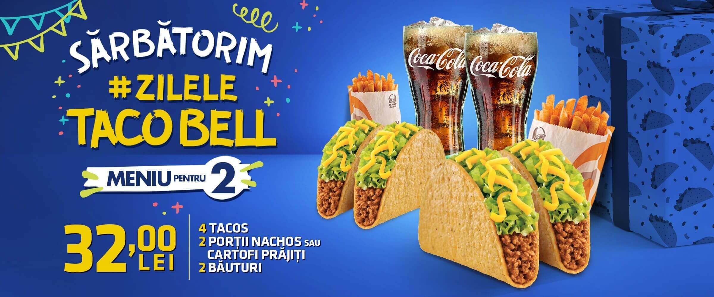 Zilele Taco Bell: brand-ul aniversează doi ani de la lansarea în România